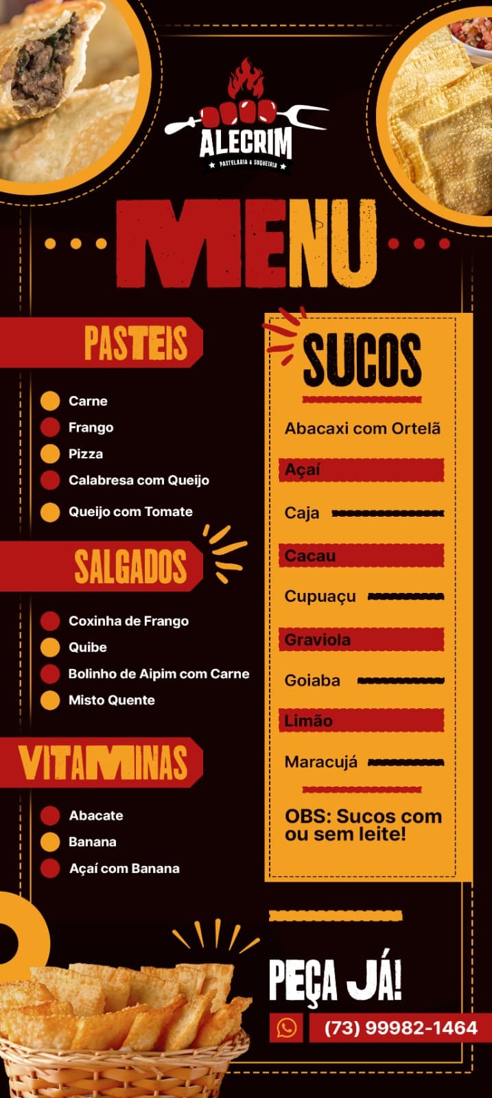 Cardápio